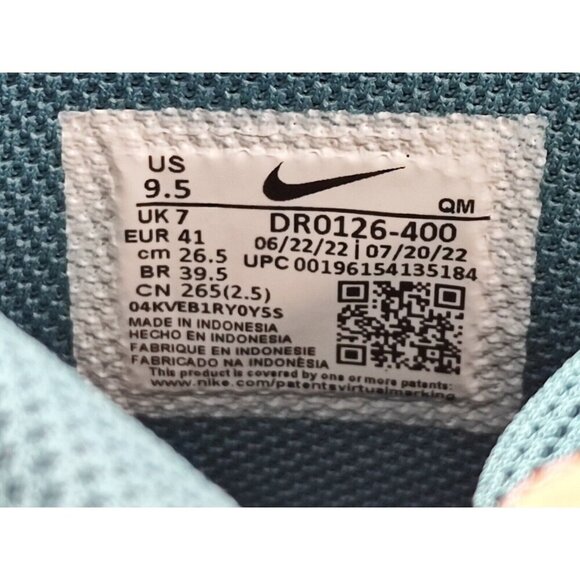 Nike Women's SB Bruin HI Noise Aqua/Summit White Shoes 9.5 US - Picture 8 of 8